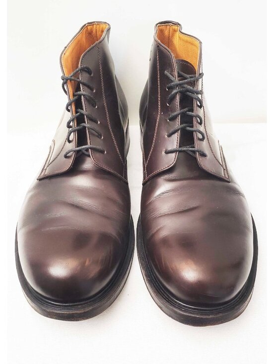 Premiata Men\'s Brown Leather Chukka Ankle Boots Dress  Shoes Italy UK 10 / US 11 main image 12